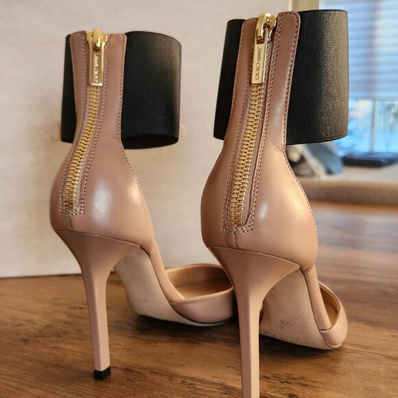 SOLD. JIMMY CHOO Calfskin Trinny 100 Pumps, Ballet Pink, US 5.5 / UK 35.5 - Picture 5 of 7